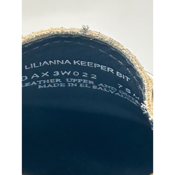 G.H. Bass Weejuns Lilianna Keeper Bit Gold Loafers Snake Women's Size 7.5 M - Picture 4 of 7